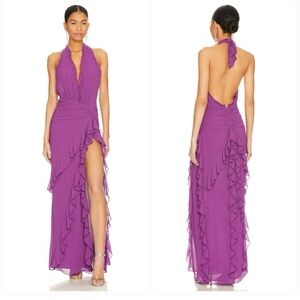 NBD Celenia Maxi Dress in Purple
